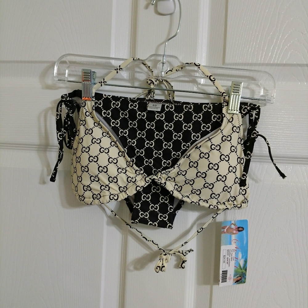 ⭐NWT Two Tone String Bikini
